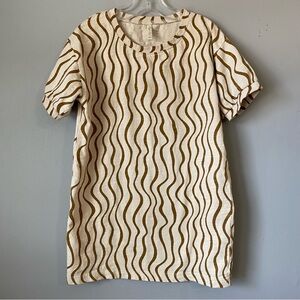 Rylee + Cru Jersey Shirt Dress in Wave